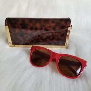 TORY BURCH | Red Sunglasses